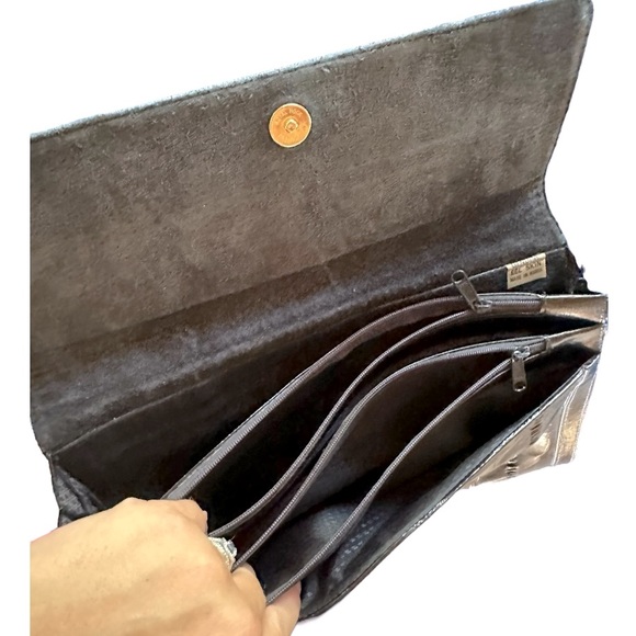 Genuine Eel Skin Clutch • Vintage - Picture 6 of 7